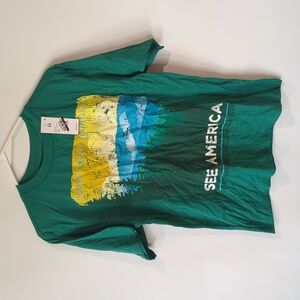 Short Sleeve Graphic Top - Smokey Mountains